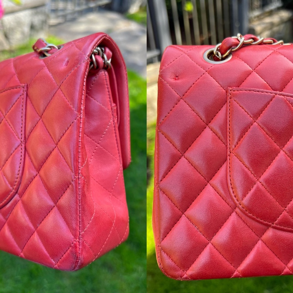 Authentic Chanel Classic Medium double flap in GHW - Picture 11 of 17
